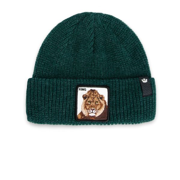 Goorin Bros. Cuffia Beanie 'The Lion King' in Misto Acrilico Verde Prato Unisex