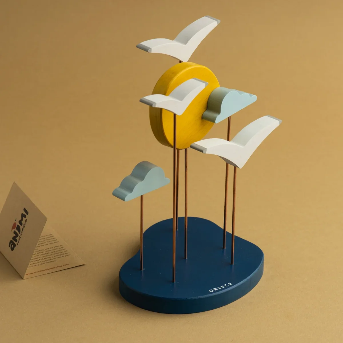 GREEK SUNSET - Soprammobile in legno