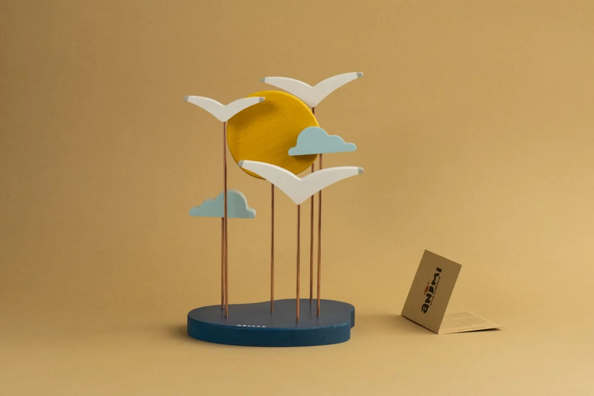 GREEK SUNSET - Soprammobile in legno - immagine 3