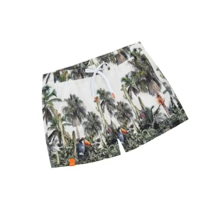 SHORT UOMO BIANCO PANNA - SWIM PANT ANIMAL H30118