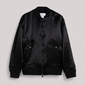 GIUBBINO DONNA BOMBER NERO