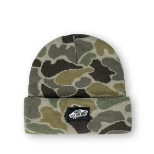 Vans Berretto Classic Tall Cuff Beanie Bungee Acrilico Verde Camo Unisex
