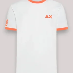 T-SHIRT UOMO BIANCO FLUO