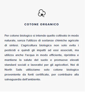 North Sails T-shirt maglia maglietta BIG LOGO cotone BIO navy blu 693009 - immagine 8