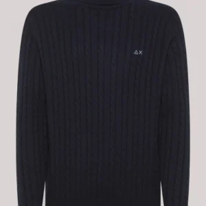 MAGLIA UOMO NAVY BLUE - TURTLE CABLE