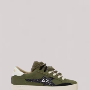 SCARPE DONNA KATY WINTER MILITARE SCURO