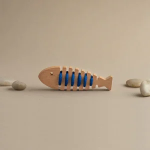 LACING FISHBONE - Gioco in legno per bambini