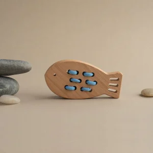 LACING FISH #1 - Gioco in legno per bambini