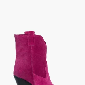 Stivaletti Gabriella 9 camoscio fucsia