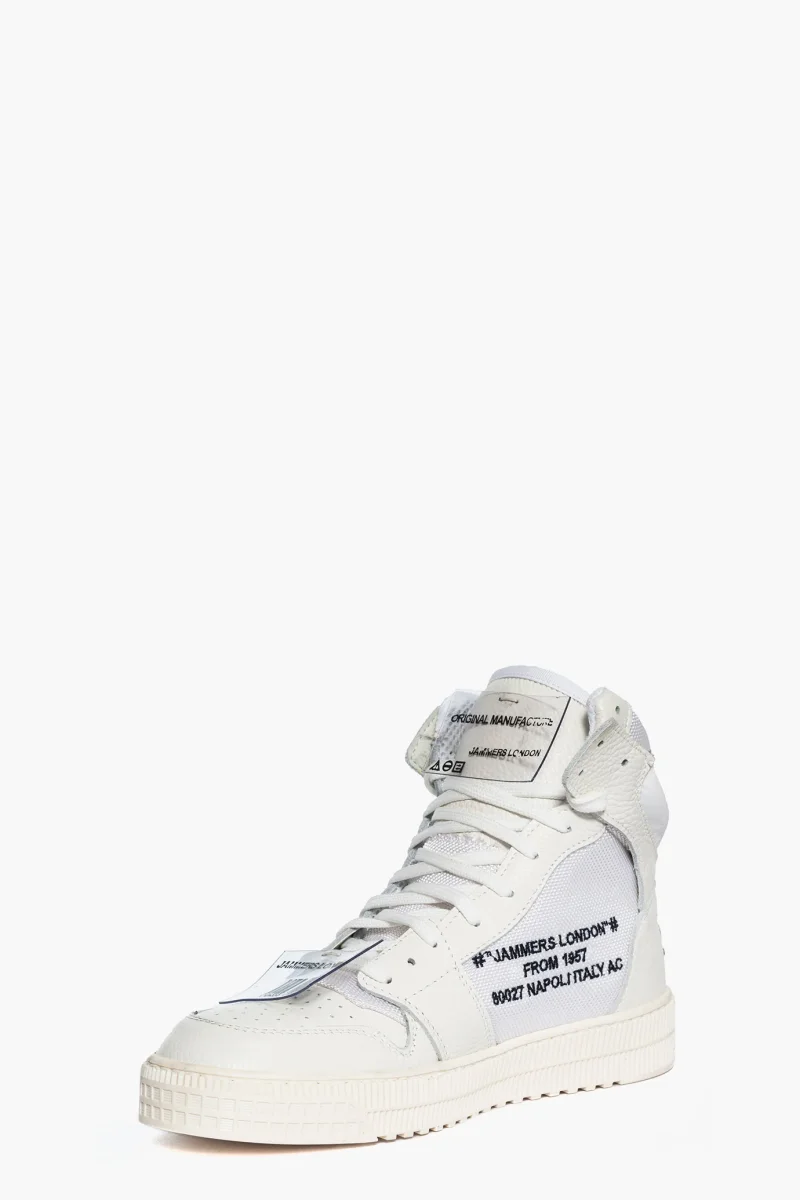 Sneakers Jammers London Liadiv pelle bianco - immagine 4