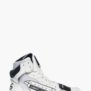 Sneakers Jammers London Liadiv pelle bianco e nero