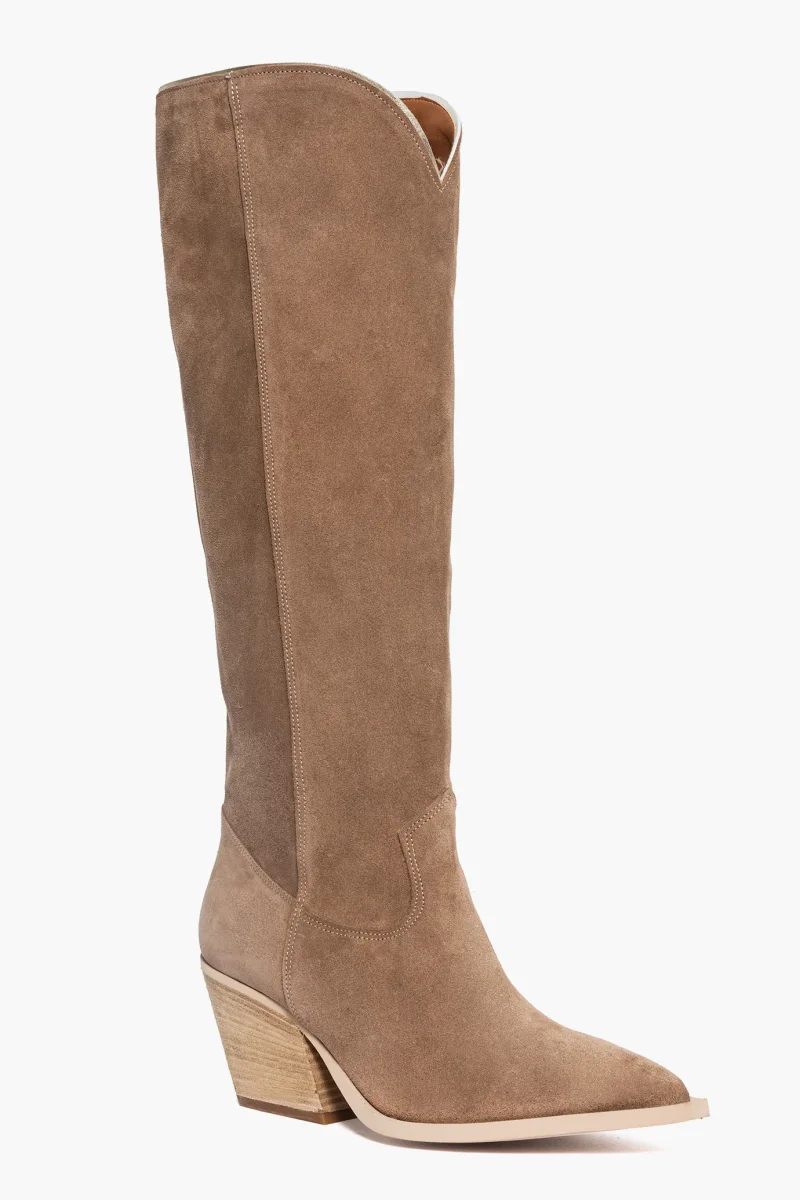 Stivali Irene 45 camoscio taupe - immagine 3