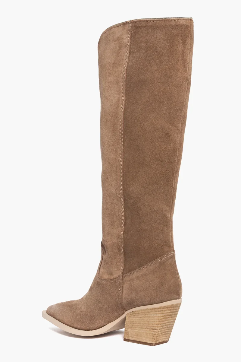 Stivali Irene 45 camoscio taupe - immagine 5