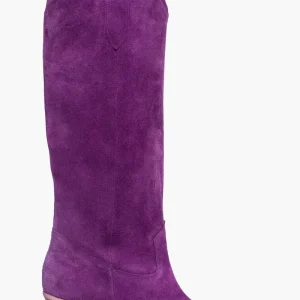 Stivali Irene 42 camoscio viola