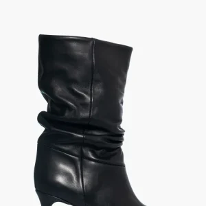 Stivaletti Gilda 20 aggrappati pelle nero