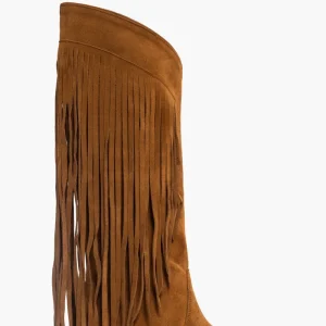 Stivali Agua 003 camoscio cuoio con frange