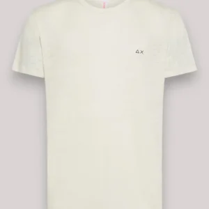T-SHIRT UOMO BIANCO PANNA LINO