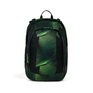 Satch Zaino scuola Tempo Libero Imbottitura Posteriore Eco Air Seismic Green