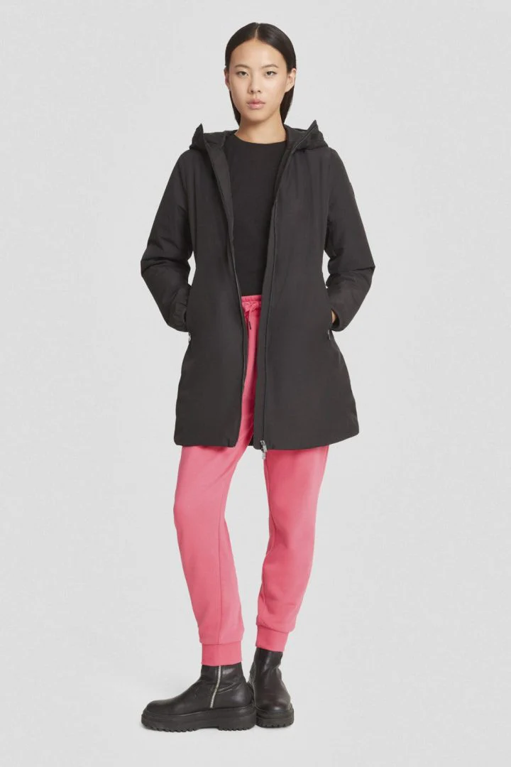 Ciesse Piumini Matilda Giacca lunga imbottita nera con cappuccio donna - immagine 8