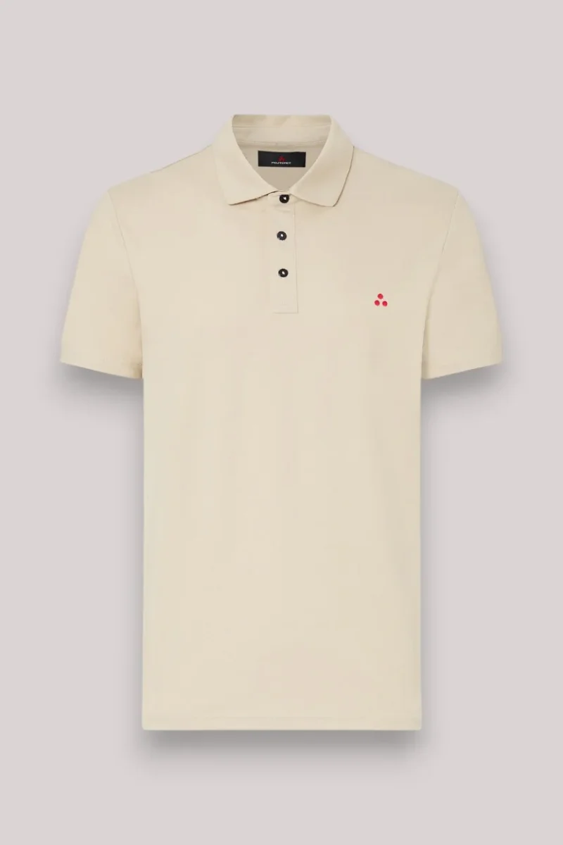 POLO UOMO IN COTONE GRIGIO SILICE