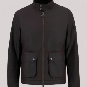 GIUBBINO UOMO LUTLAW HARRINGTON WAX JACKETRUSTIC