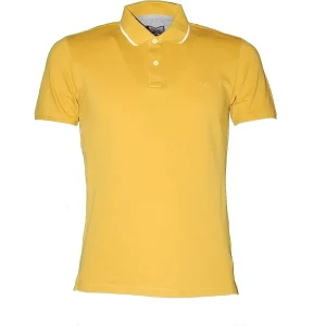 POLO UOMO SLIM FIT IN COTONE STRETCH - GOLDEN SPICE  MONTEREY
