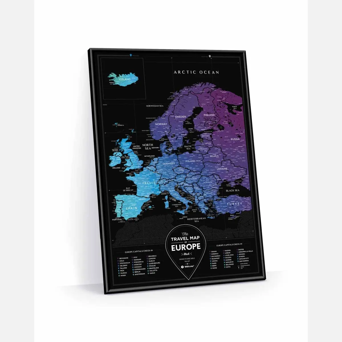 Poster scratch off Europa Black - immagine 6