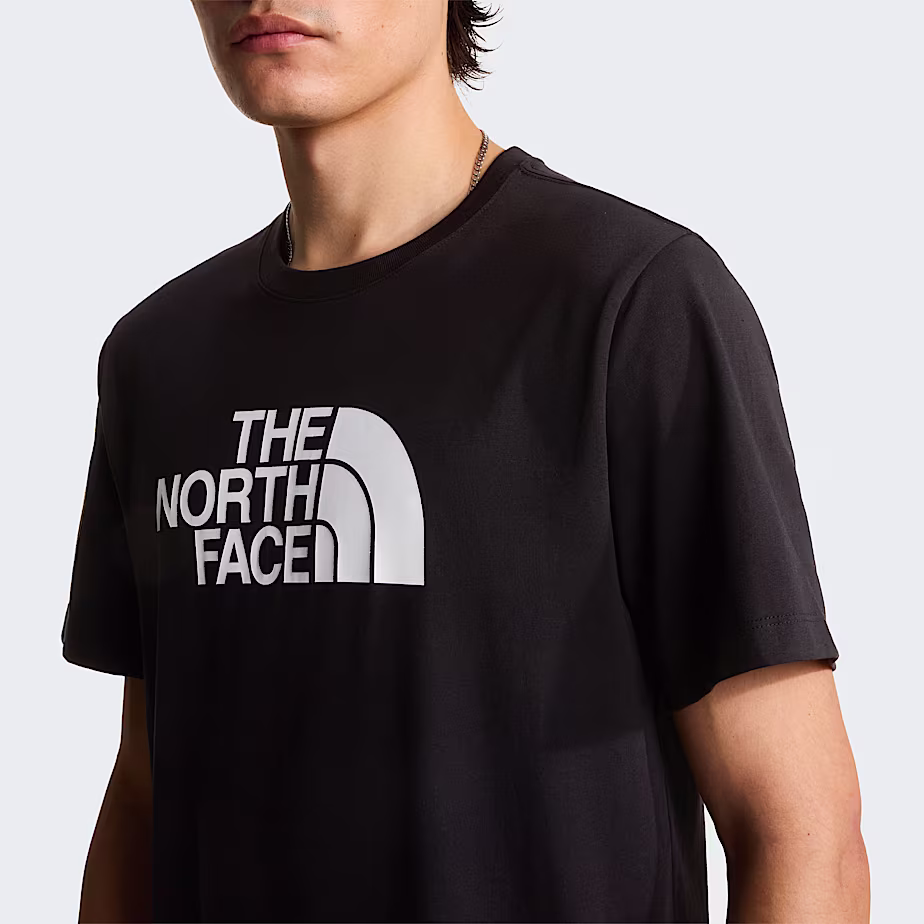 The North Face T-Shirt Evolution Half Dome Uomo Misto Cotone Nero Bianco - immagine 5