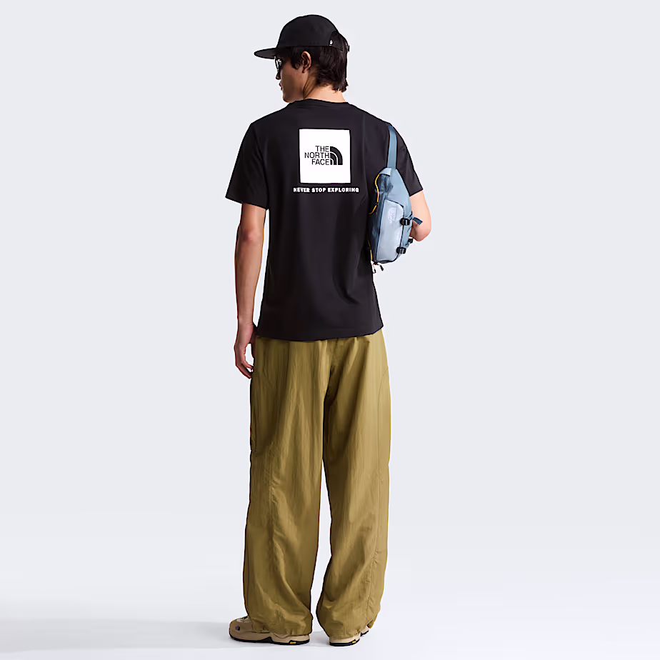 The North Face T-Shirt Evolution NSE Box Regular Fit Misto Cotone Nero Uomo - immagine 5