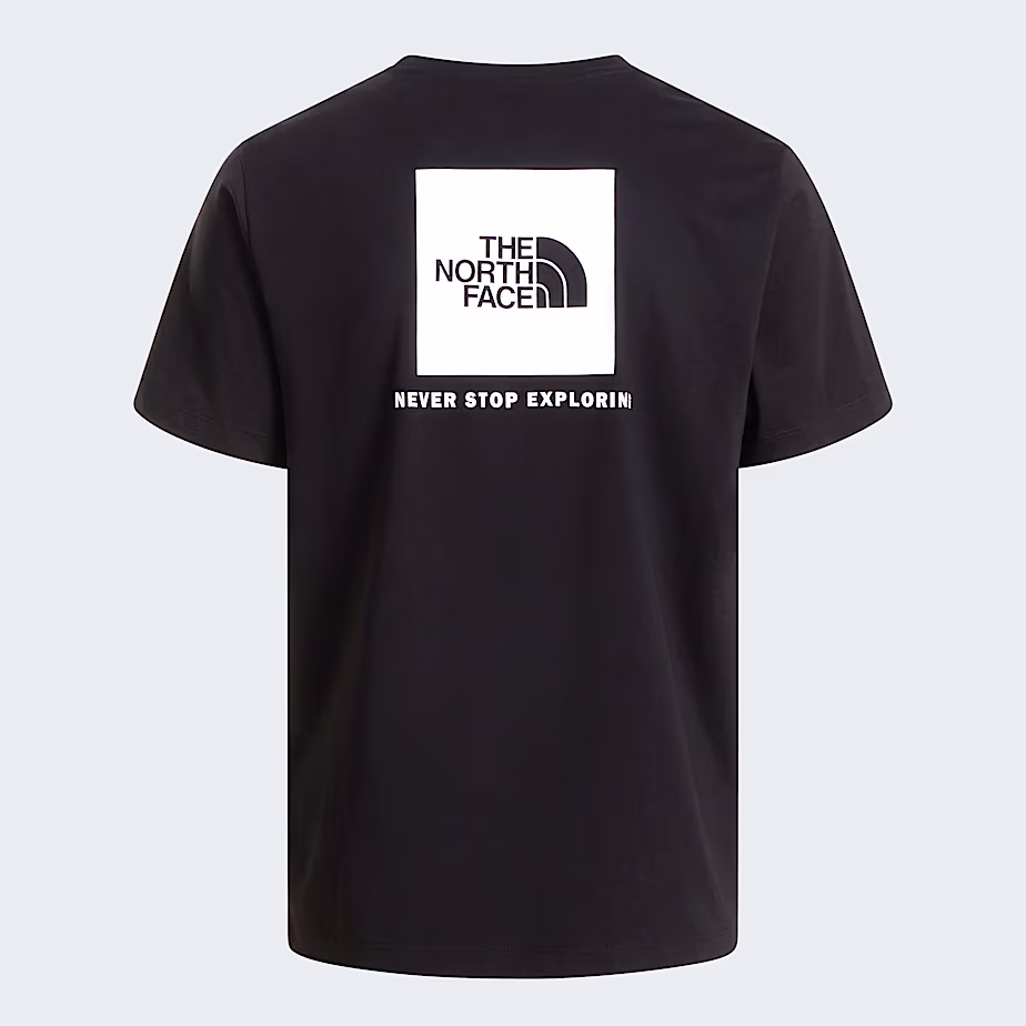 The North Face T-Shirt Evolution NSE Box Regular Fit Misto Cotone Nero Uomo - immagine 4