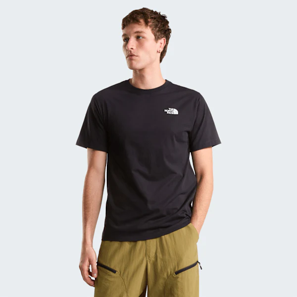 The North Face T-Shirt NSE Box Celebration Regular Fit Misto Cotone Nero Uomo - immagine 3