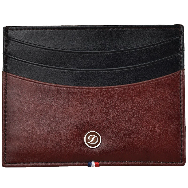 S.t.dupont pelle uomo porta carte credito line D - 180192 marrone inbox