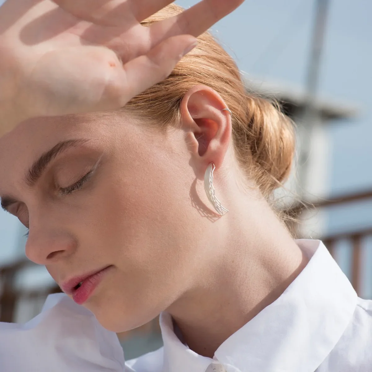 Orecchini a cerchio MOVEMENT - immagine 6