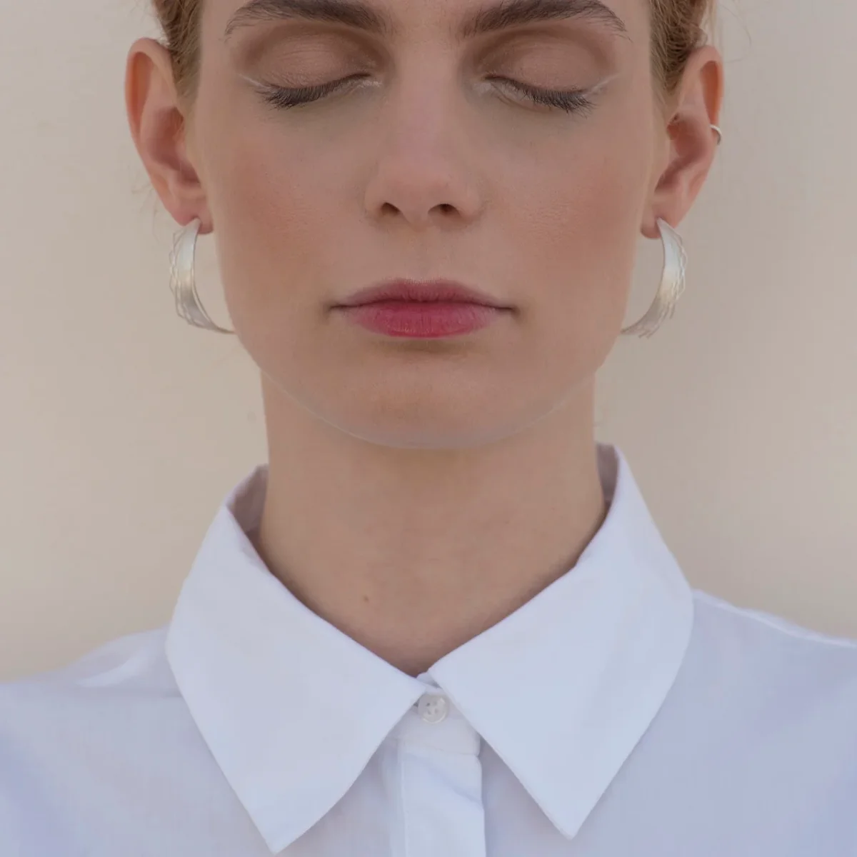 Orecchini a cerchio MOVEMENT - immagine 7