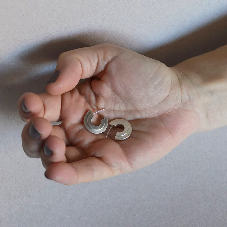 Orecchini a cerchio ORBIT - immagine 3