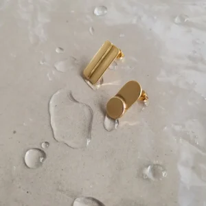 Orecchini a lobo MIXED UP combo B plating