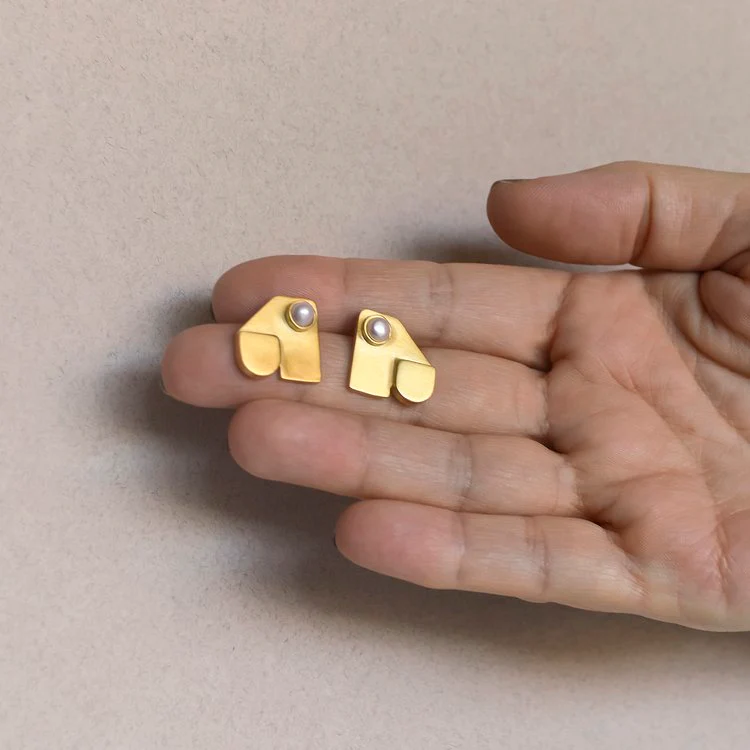 Orecchini a lobo SYNTHESIS - immagine 4