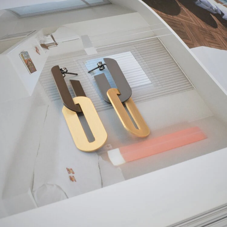 Orecchini pendenti CHAIN plating - immagine 3