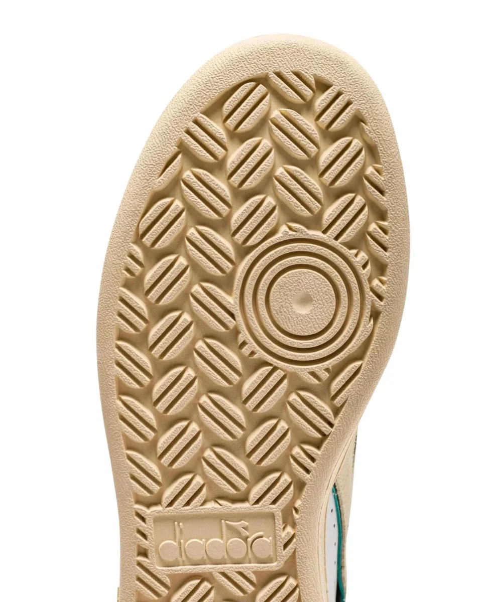 Diadora Sneakers Magic Basket Low Suede Leather Bianco - immagine 6