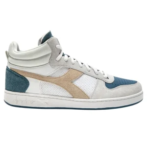 Diadora Sneaker Magic Basket Demi Neat Pelle Scamosciata Bianco
