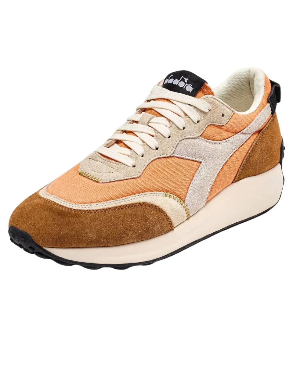 Diadora Running Race Suede SW Marrone Pelle Scamosciata - immagine 3