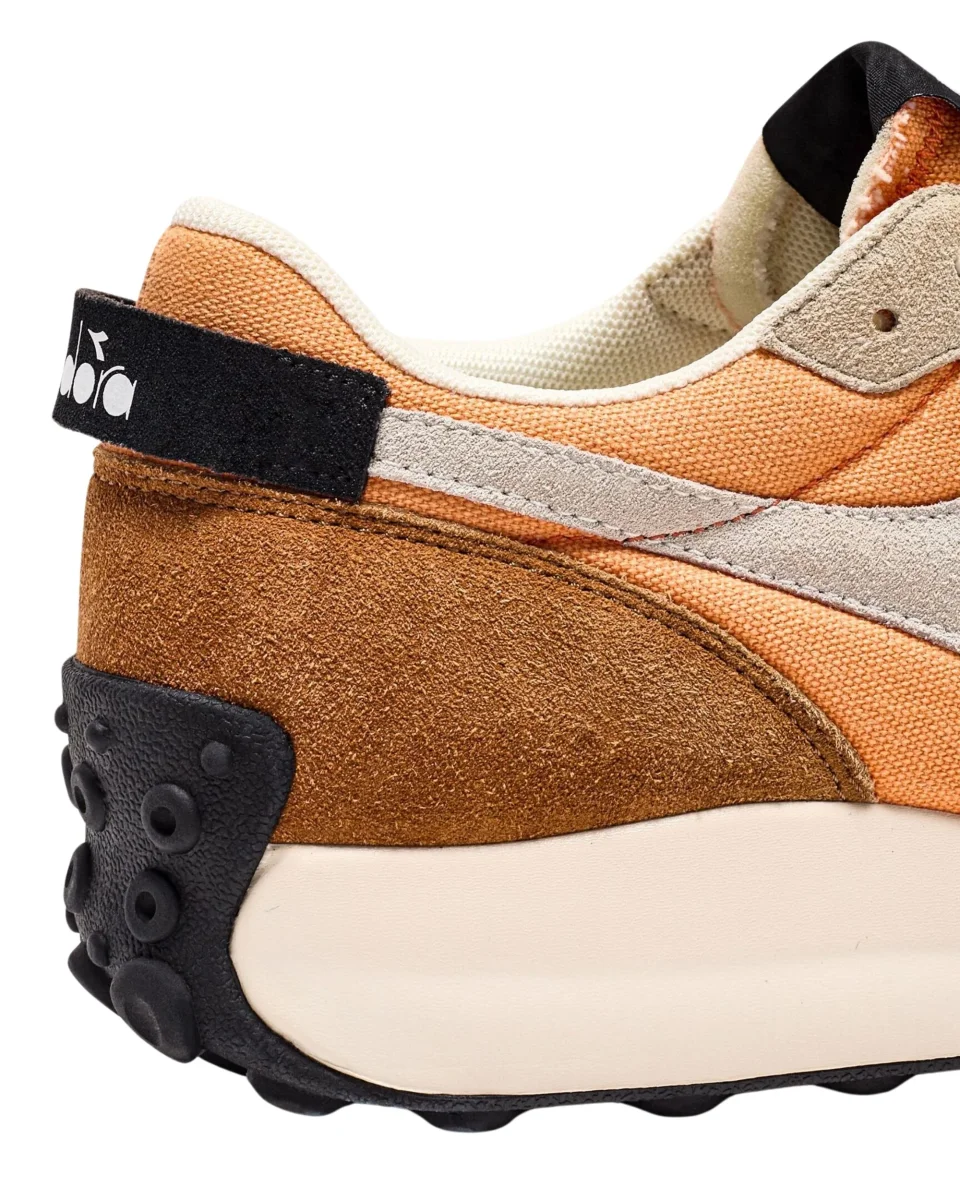 Diadora Running Race Suede SW Marrone Pelle Scamosciata - immagine 5