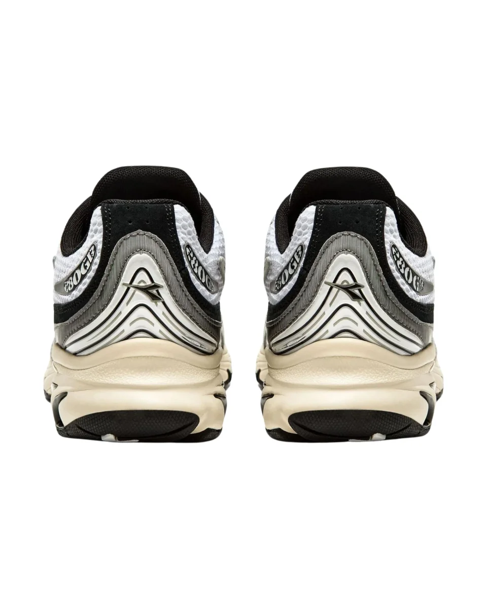 Diadora Sneaker Sportiva Mythos Mascotte in Pelle Bianco - immagine 5