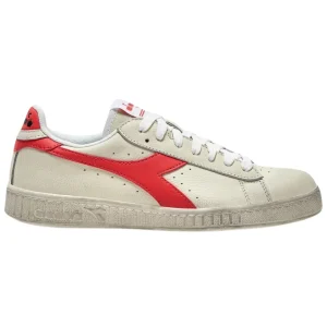 Diadora Sneakers Game L Low Fluo Waxed Pelle Bianco