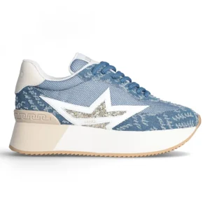 Liu Jo Sneaker Dreamy 03 Pelle Scamosciata Azzurro