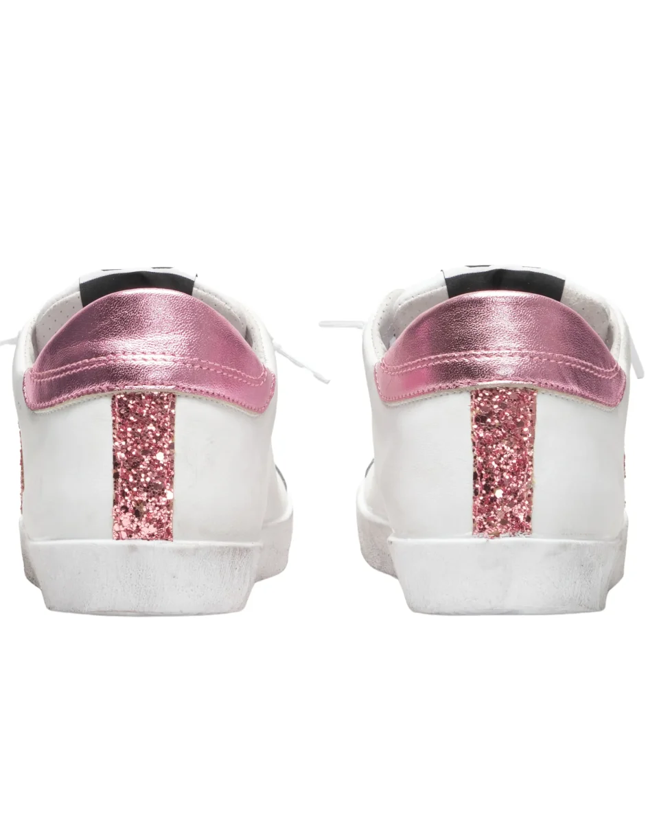 2star Made In Italy Artigianale Pelle 100% Bianco Donna 2SD4603 - immagine 4