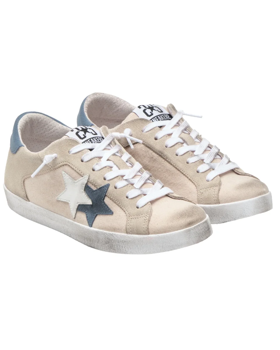 2star Made In Italy Artigianale Pelle 100% Bianco Uomo - immagine 3