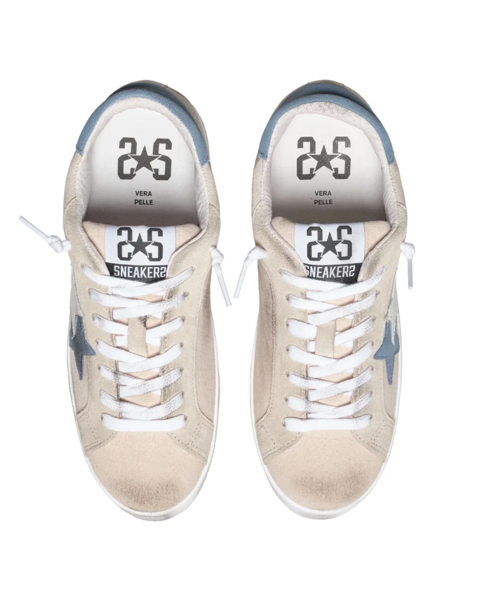 2star Made In Italy Artigianale Pelle 100% Bianco Uomo - immagine 4