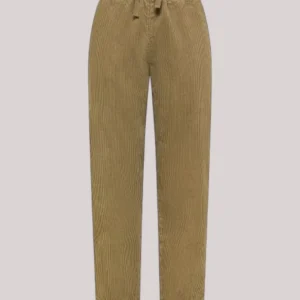 PANTALONI DONNA IN VELLUTO BEIGE