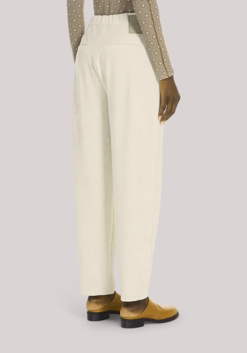 PANTALONE DONNA VELLUTO BEIGE - immagine 4